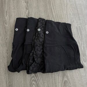LULU LEMON ALIGN LEGGING/SHORTS BUNDLE x4